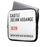 CASTLE  JULIAN ASSANGE    Laptop/netbook Sleeves Laptop Sleeves