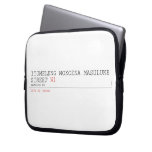 ITUMELENG MOKOENA MASULUKE  Street  Laptop/netbook Sleeves Laptop Sleeves