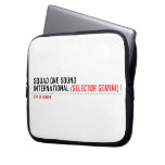 SQUAD ONE SOUND INTERNATIONAL  Laptop/netbook Sleeves Laptop Sleeves