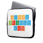 happy
 Birthday
 Mari  Laptop/netbook Sleeves Laptop Sleeves