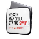 nelson mandella statue  Laptop/netbook Sleeves Laptop Sleeves