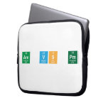 am vs pm  Laptop/netbook Sleeves Laptop Sleeves