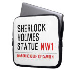 sherlock holmes statue  Laptop/netbook Sleeves Laptop Sleeves