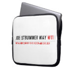 Joe Strummer Way  Laptop/netbook Sleeves Laptop Sleeves