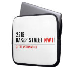 221B BAKER STREET  Laptop/netbook Sleeves Laptop Sleeves