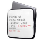 Canyon of chuck norris INFinity 2018 (D'oh)  Laptop/netbook Sleeves Laptop Sleeves
