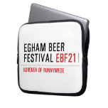 EGHAM BEER FESTIVAL  Laptop/netbook Sleeves Laptop Sleeves