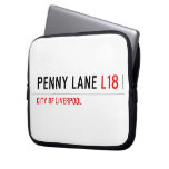 penny lane  Laptop/netbook Sleeves Laptop Sleeves