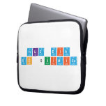 Feliz dia 
 do Quimico  Laptop/netbook Sleeves Laptop Sleeves