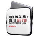 Aleia Mccalman Street  Laptop/netbook Sleeves Laptop Sleeves