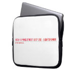Rosh Is Peng Street  Laptop/netbook Sleeves Laptop Sleeves