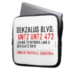 DekZalus Blvd.   Laptop/netbook Sleeves Laptop Sleeves