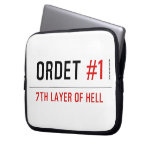 ORDET  Laptop/netbook Sleeves Laptop Sleeves