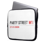 Party street  Laptop/netbook Sleeves Laptop Sleeves