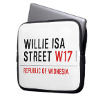 willie isa Street  Laptop/netbook Sleeves Laptop Sleeves