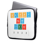 Happy
 New
 Year
 2022  Laptop/netbook Sleeves Laptop Sleeves