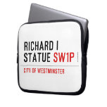 richard i statue  Laptop/netbook Sleeves Laptop Sleeves