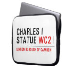 charles i statue  Laptop/netbook Sleeves Laptop Sleeves