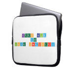 keep calm 
 and 
 love chemistry  Laptop/netbook Sleeves Laptop Sleeves
