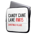 Candy Cane Lane  Laptop/netbook Sleeves Laptop Sleeves