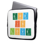 God
 is
 love  Laptop/netbook Sleeves Laptop Sleeves