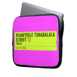 Khanyisile Tshabalala Street  Laptop/netbook Sleeves Laptop Sleeves