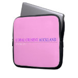 coral cresent  Laptop/netbook Sleeves Laptop Sleeves
