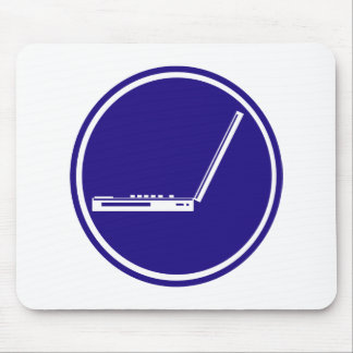 LAPTOP PARKING ROAD SIGN MOUSE PAD