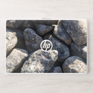 Laptop skin featuring rocks