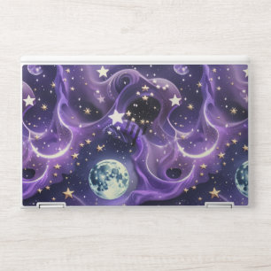 Laptop Skin – Luxury Purple Celestial Moon Phases