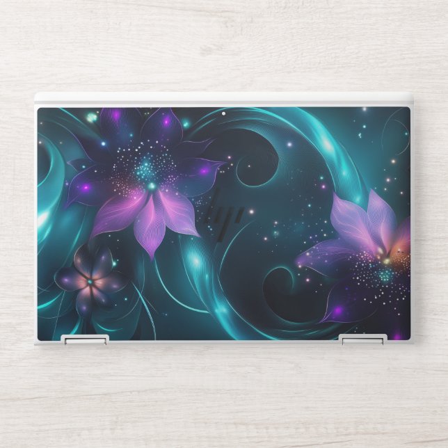 laptop skins hp trendy elegant modern script profe (Front)