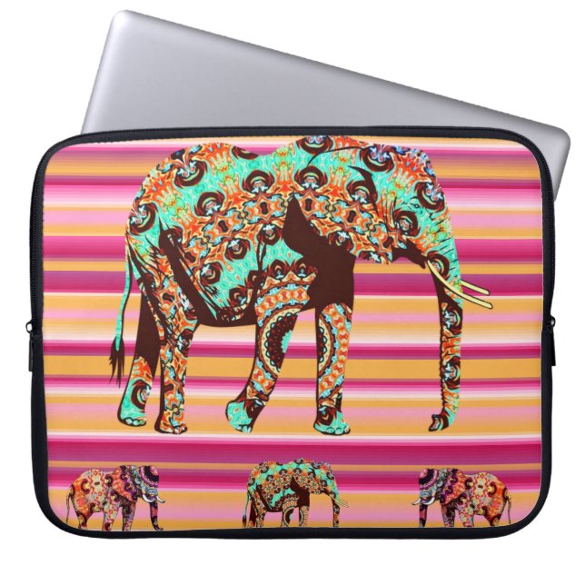 Laptop Sleeve AFrican Elephant (Front)