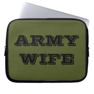Laptop Sleeve Army Wife