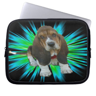 Laptop Sleeve Baby Basset Hound Sheldon