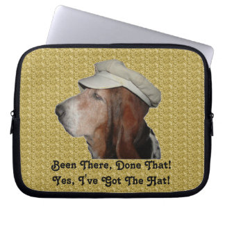 Laptop Sleeve Basset Hound Been There, Done That