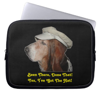 Laptop Sleeve Basset Hound Been There, Done That