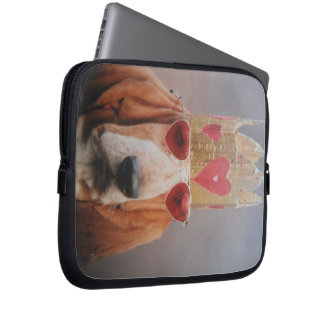 Laptop Sleeve Basset Hound King