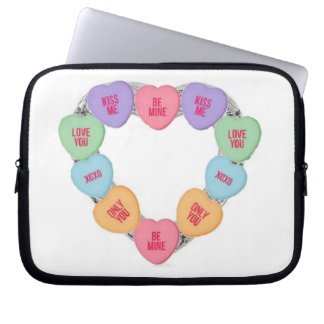 Laptop Sleeve Candy Love Hearts