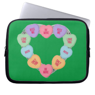 Laptop Sleeve Candy Love Hearts