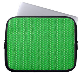 Laptop Sleeve  Green Glitter