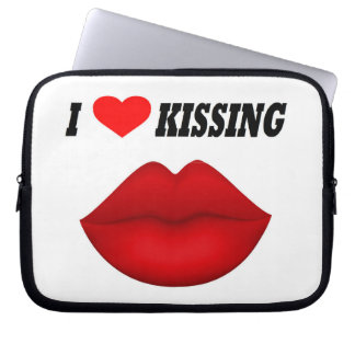 Laptop Sleeve I Love Kissing