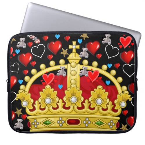 Laptop Sleeve King of Hearts