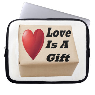Laptop Sleeve Love Is A Gift