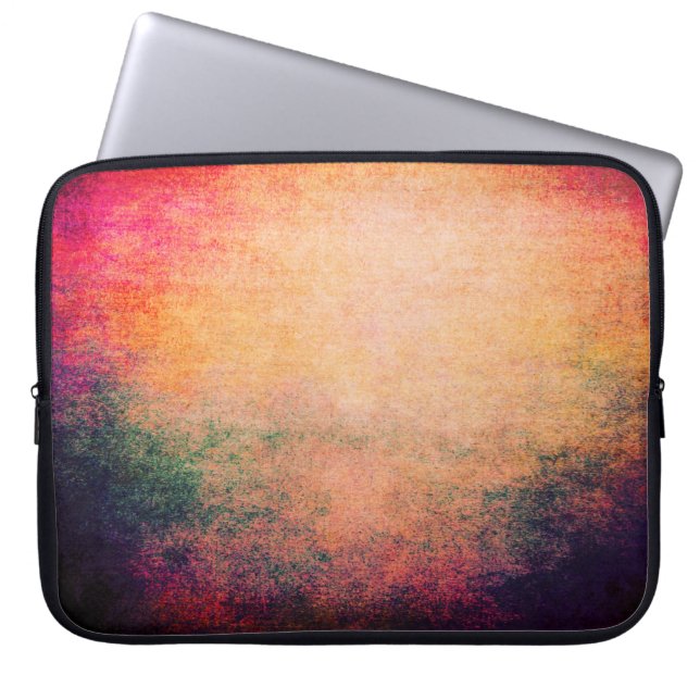 Laptop Sleeve Neoprene Abstract Lovely Grunge (Front)