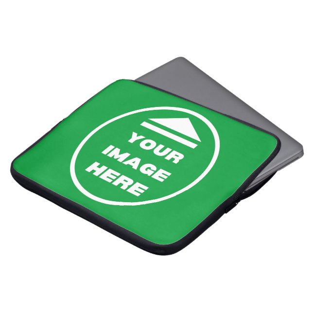 Laptop Sleeve - Personalized - Add Image / Text  (Front Top)