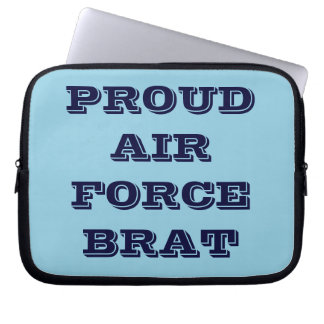 Laptop Sleeve Proud Air Force Brat