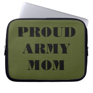 Laptop Sleeve Proud Army Mom