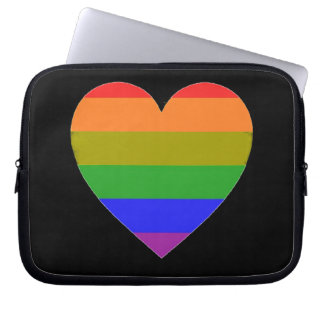 Laptop Sleeve Rainbow Heart