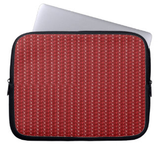 Laptop Sleeve Red Dark Glitter