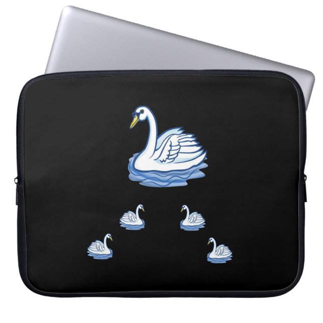 Laptop Sleeve Swan (Front)